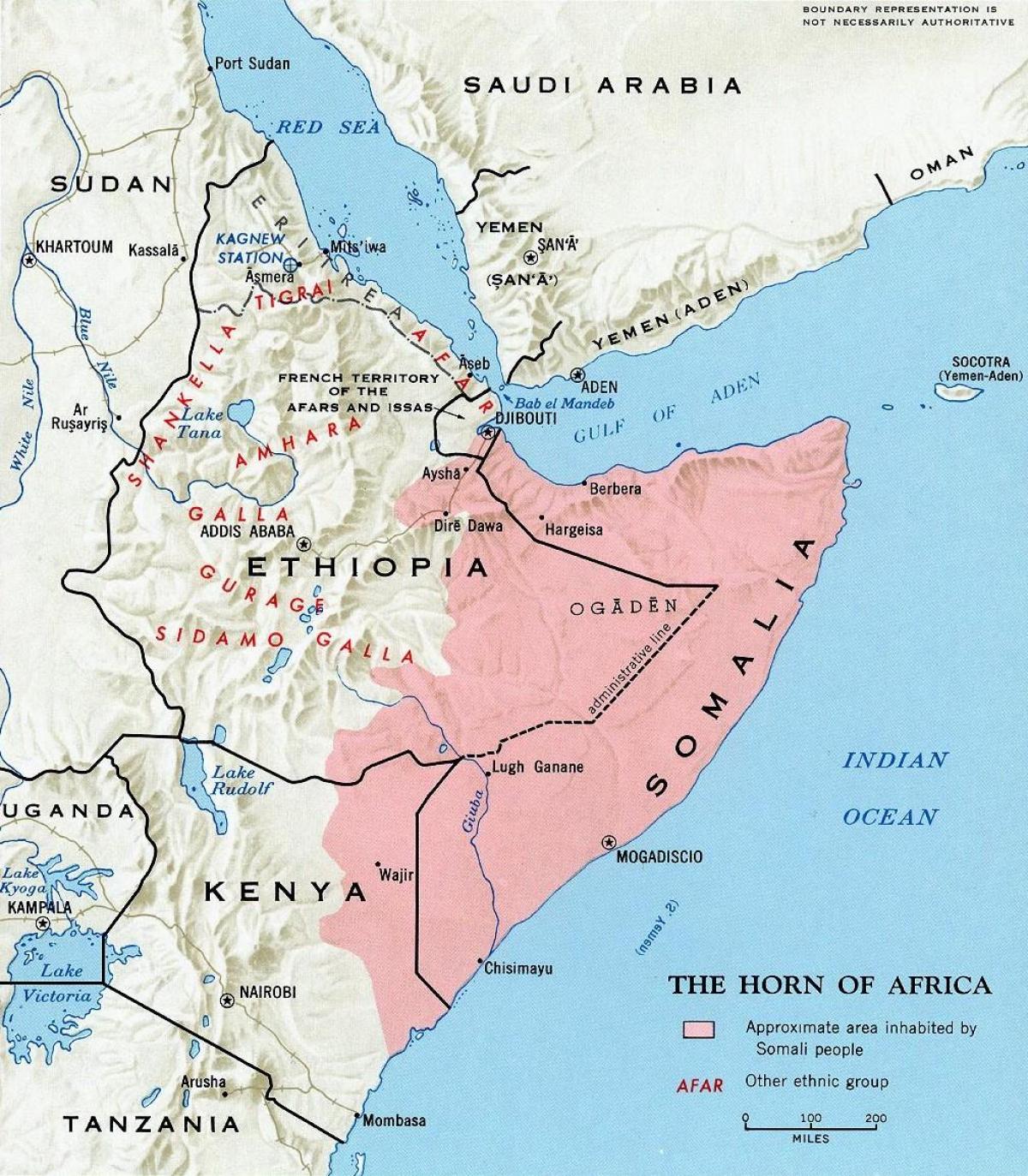 utara Kenya timur peta