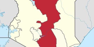 Peta provinsi timur Kenya